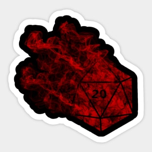 Evanescent dice Sticker